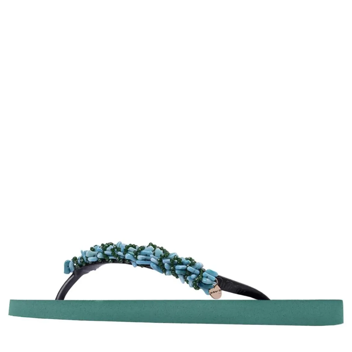 UZURII Zehentrenner Selena Diamond Silver natur Flip Flops