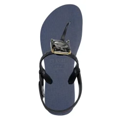 UZURII Zehentrenner Selena Diamond Silver marineblau Flip Flops