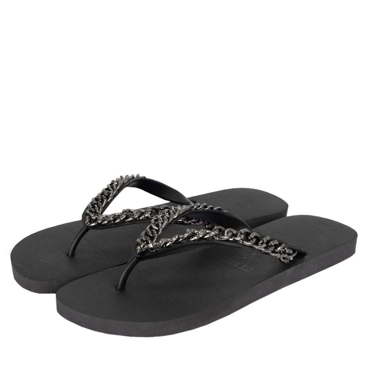 UZURII Zehentrenner Silver Large schwarz Flip Flops