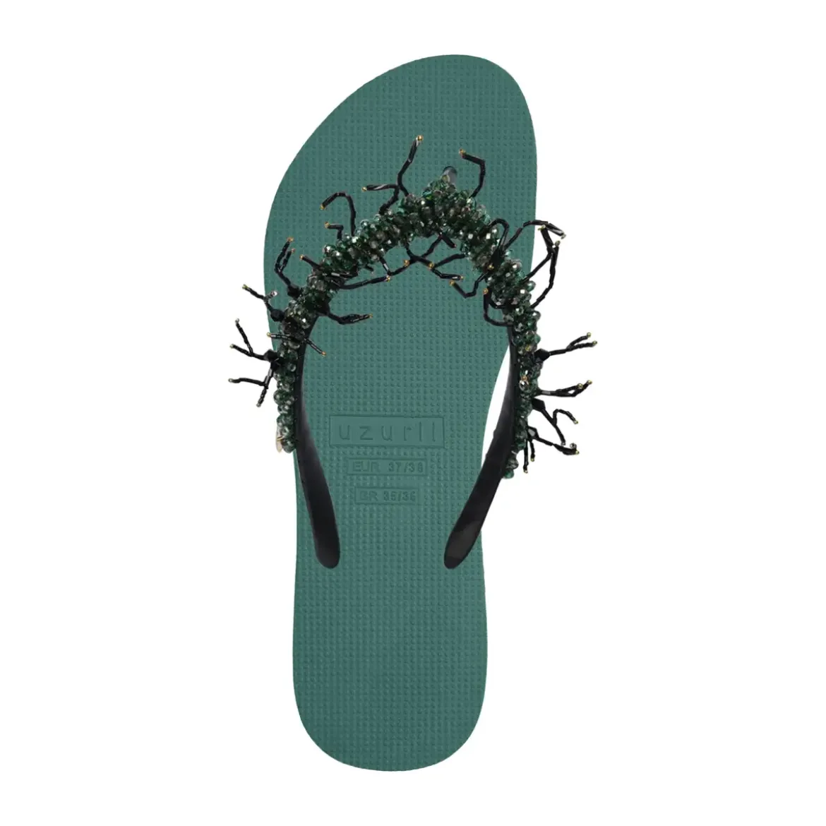 UZURII Zehentrenner Silver Macrame Switch natur Flip Flops