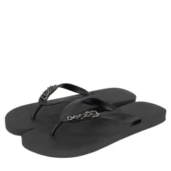 UZURII Zehentrenner Silver Small schwarz Flip Flops