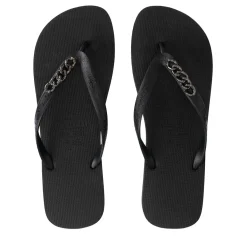 UZURII Zehentrenner Silver Small schwarz Flip Flops