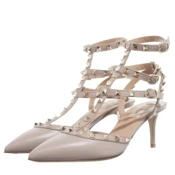 Valentino Garavani Ankle Strap Poudre Pumps