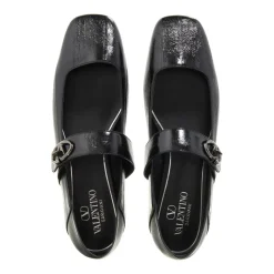 Valentino Garavani Ballerina Vlogo Nero Ballerinas