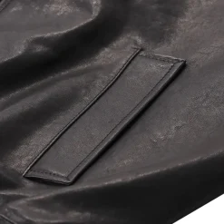 Valentino Garavani Lederjacke mit Reißverschluss schwarz Übergangsjacke