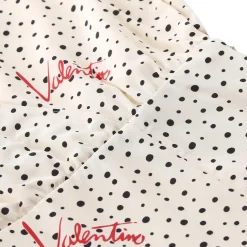 Valentino Garavani Maxikleid aus Seide weiß Maxikleid