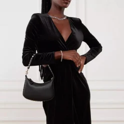 Valentino Garavani Mini Hobo Rockstud Nero Schultertasche