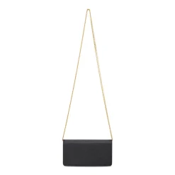 Valentino Garavani Portemonnaie aus Leder schwarz Wallet On A Chain