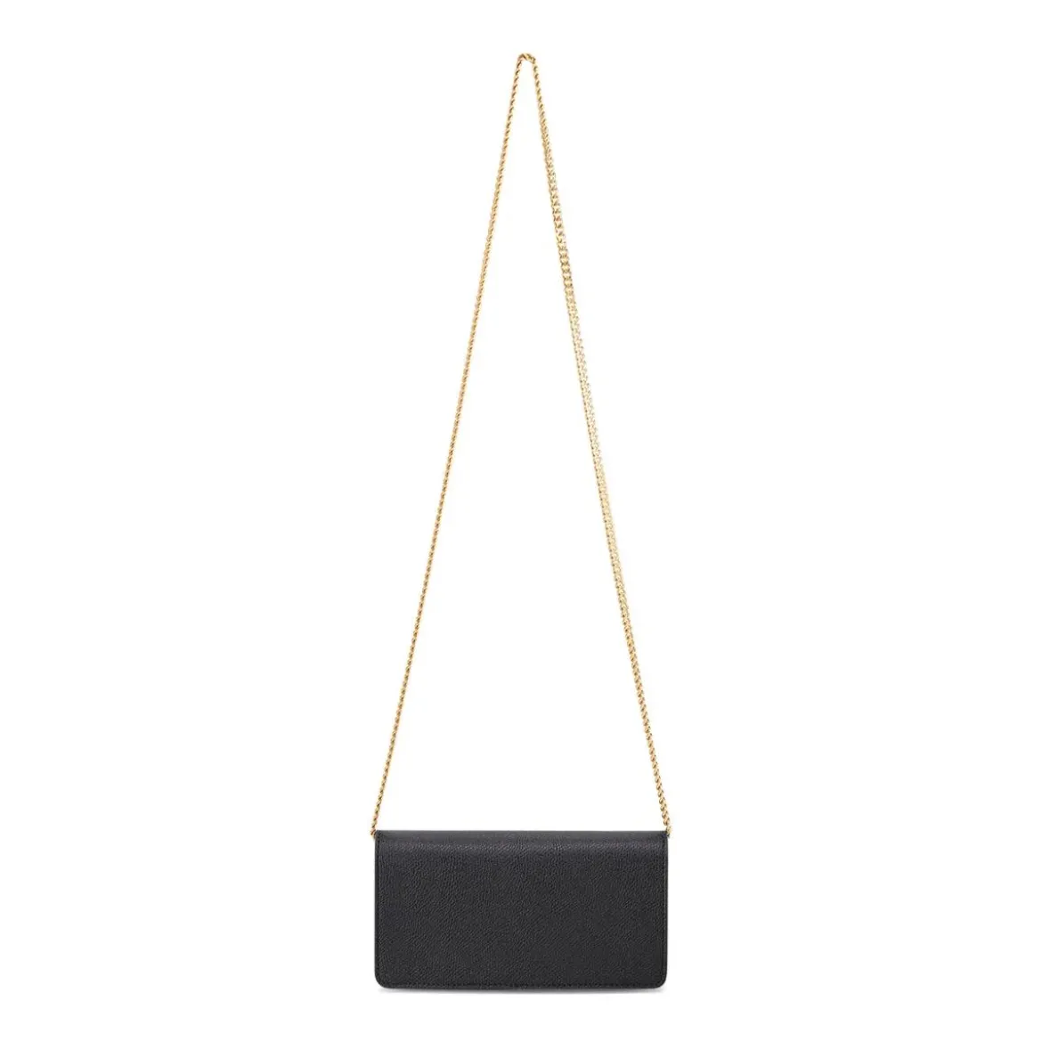 Valentino Garavani Portemonnaie aus Leder schwarz Wallet On A Chain