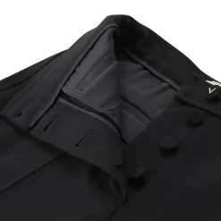 Valentino Garavani Regular-Fit Hose aus Wolle schwarz Stoffhose