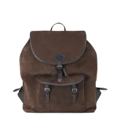 Valentino Garavani Rucksack aus Veloursleder braun Rucksack