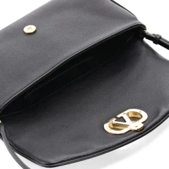 Valentino Garavani Schultertasche aus Nappaleder schwarz Crossbody Bag