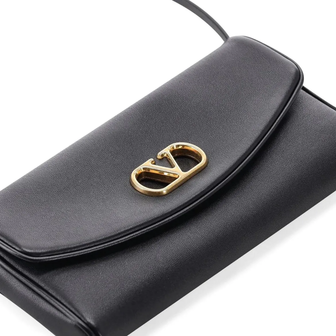 Valentino Garavani Schultertasche aus Nappaleder schwarz Crossbody Bag