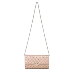 Valentino Garavani Schultertasche aus Nappaleder pink Crossbody Bag