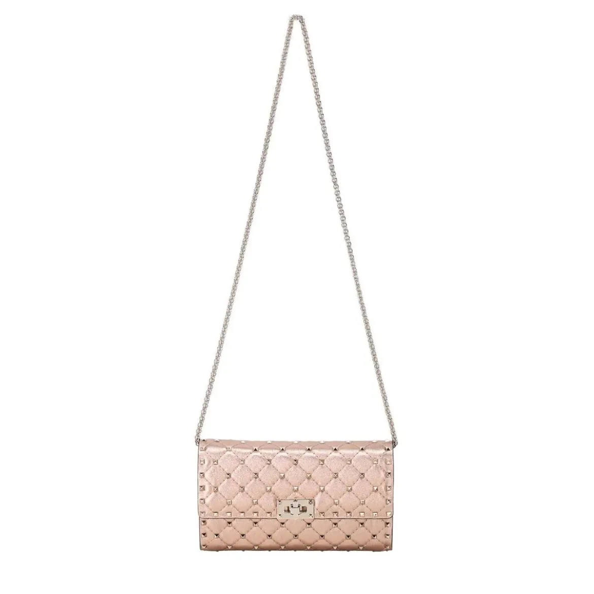 Valentino Garavani Schultertasche aus Nappaleder pink Crossbody Bag