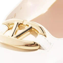 Valentino Garavani Sling Back VLogo Moon Ivory Pumps