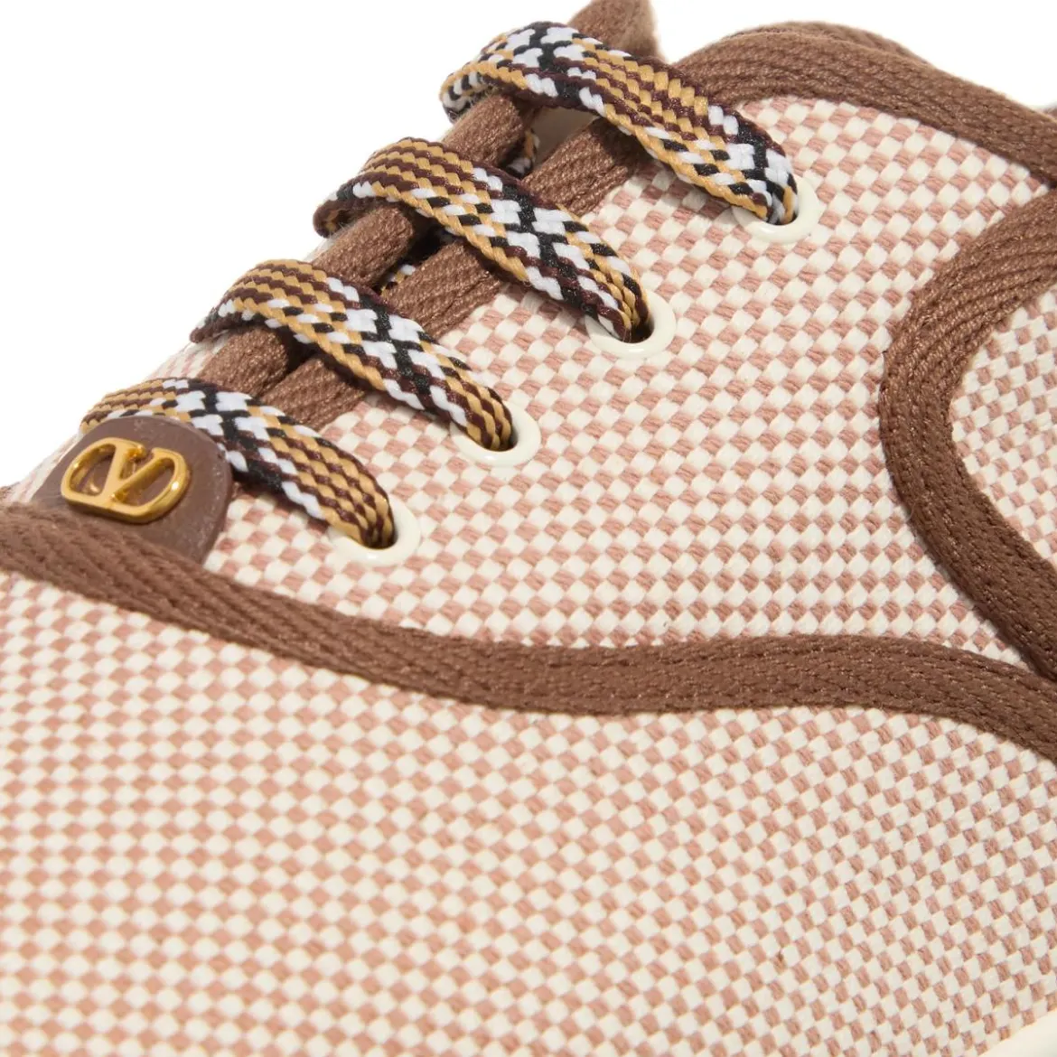 Valentino Garavani Sneaker Canvas Tobacco Low-Top-Sneaker