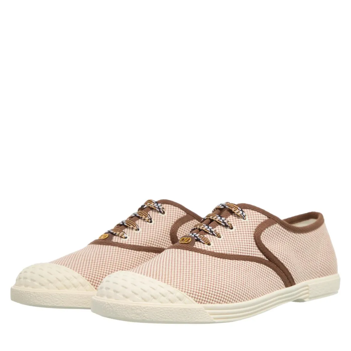 Valentino Garavani Sneaker Canvas Tobacco Low-Top-Sneaker