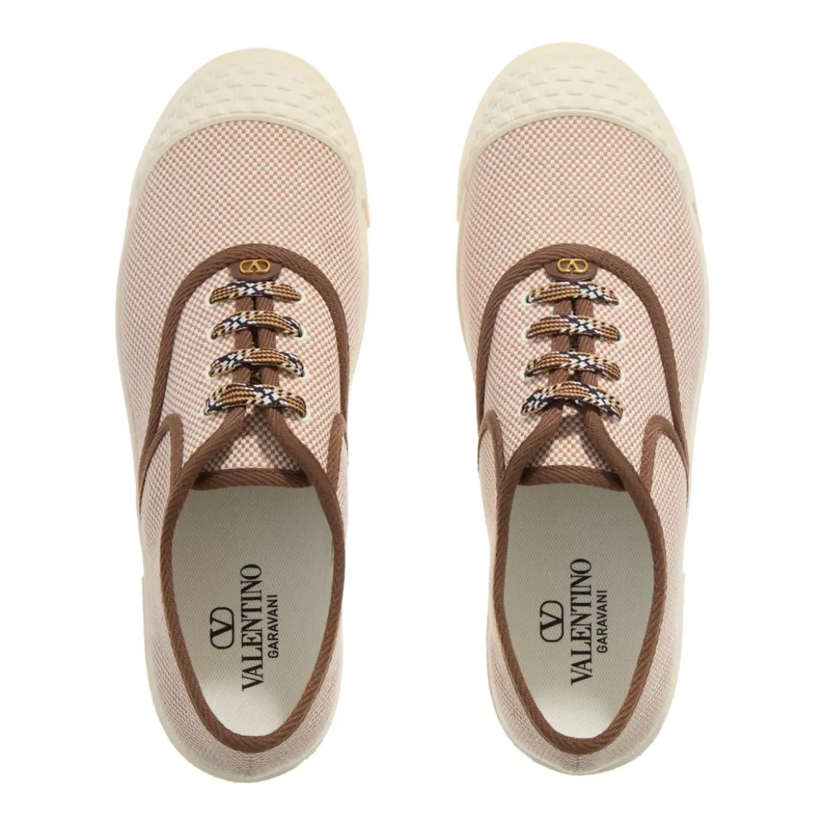 Valentino Garavani Sneaker Canvas Tobacco Low-Top-Sneaker