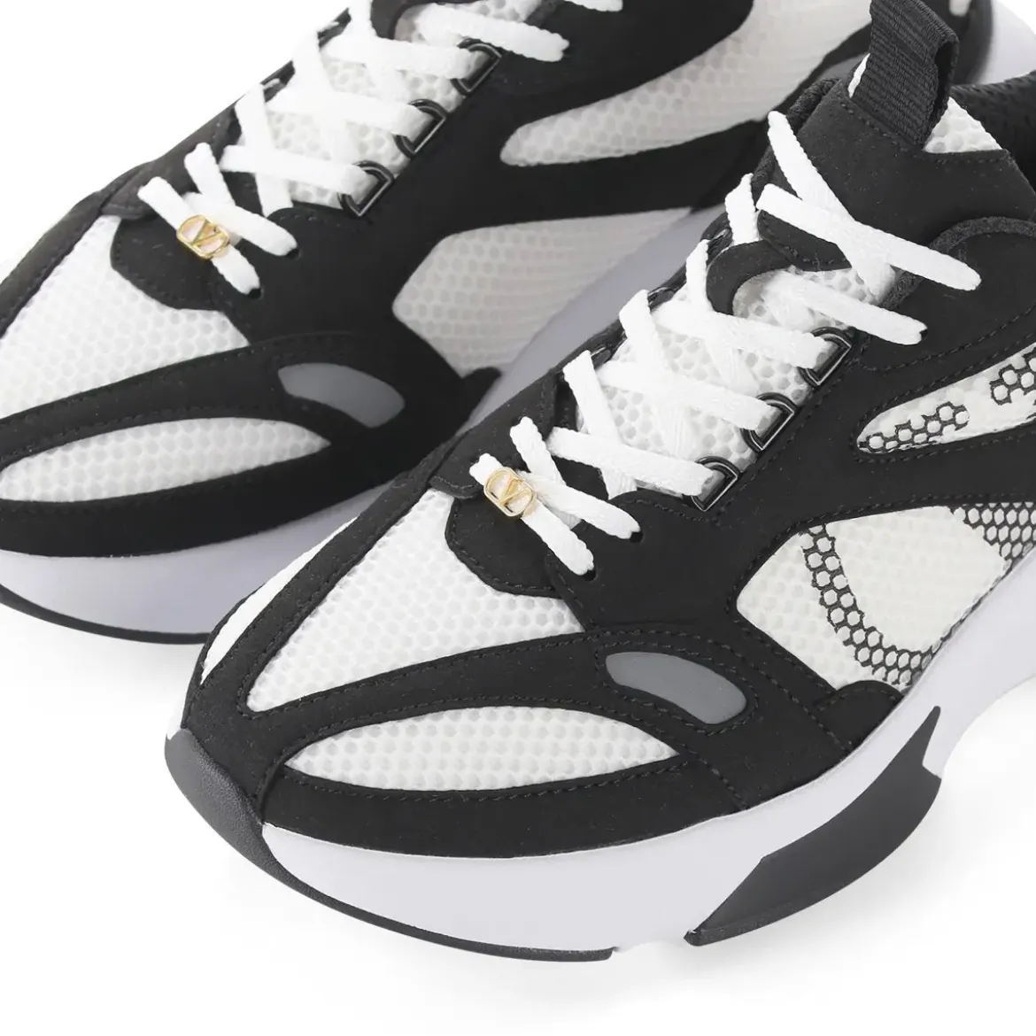 Valentino Garavani Sneaker Demivee weiß Schnürschuhe