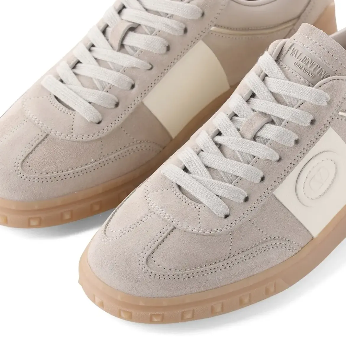 Valentino Garavani Sneaker Upvillage Crosta beige Schnürschuhe