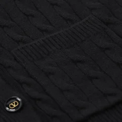 Valentino Garavani Strickjacke aus Kaschmir schwarz Strickjacke