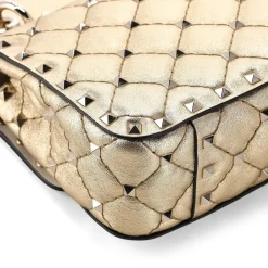 Valentino Garavani Tasche mit Nieten gelb Crossbody Bag