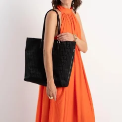 Valentino Garavani Tiole Iconographe Tote Bag Black Shopper