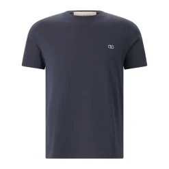 Valentino Garavani T-Shirt aus Baumwolle dunkelblau T-Shirt