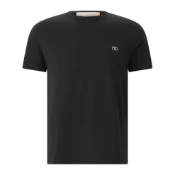 Valentino Garavani T-Shirt aus Baumwolle dunkelblau T-Shirt