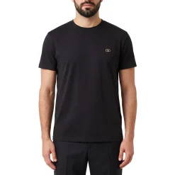 Valentino Garavani T-Shirt aus Baumwolle dunkelblau T-Shirt