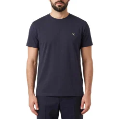 Valentino Garavani T-Shirt aus Baumwolle dunkelblau T-Shirt