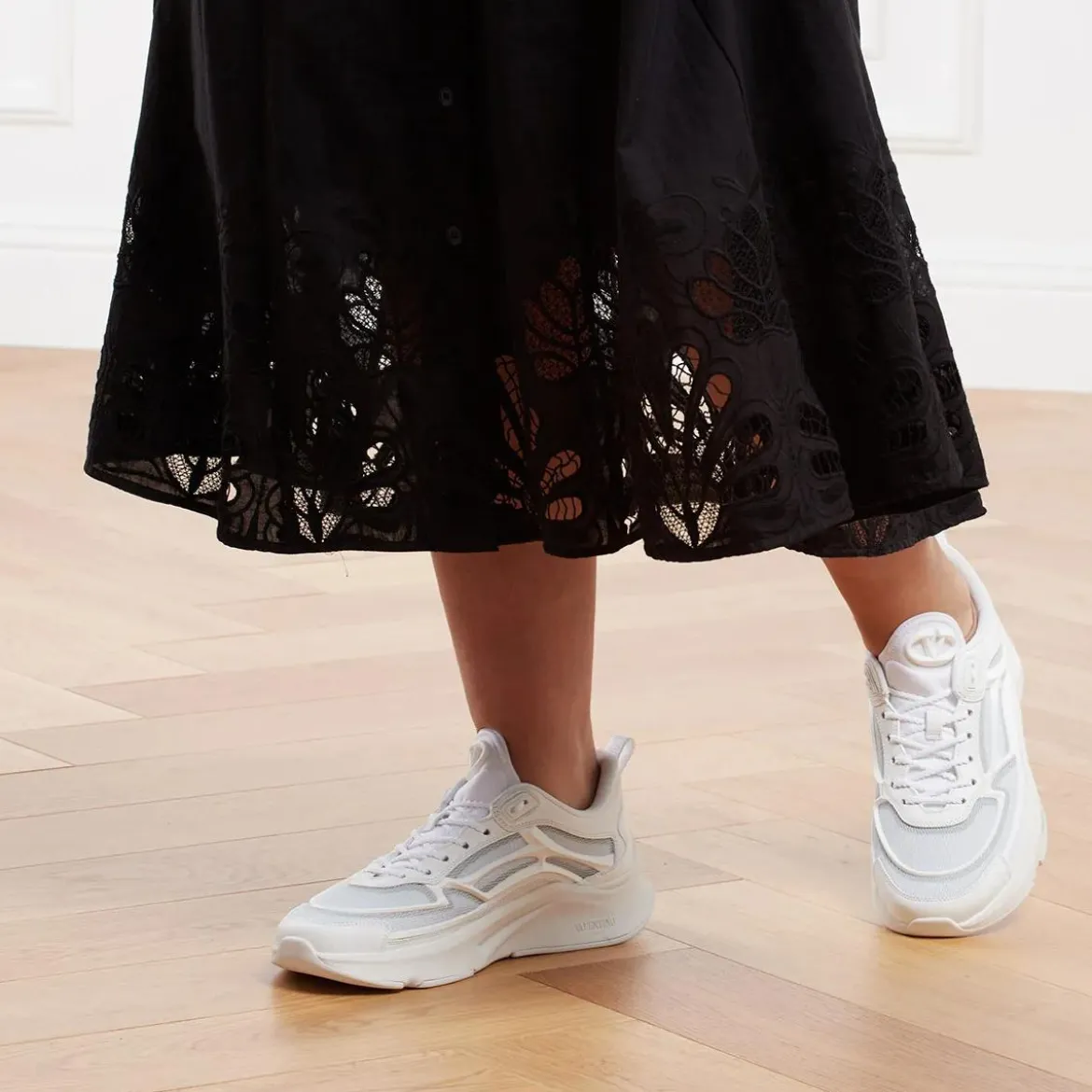 Valentino Garavani Vg True Actress Bianco Low-Top-Sneaker