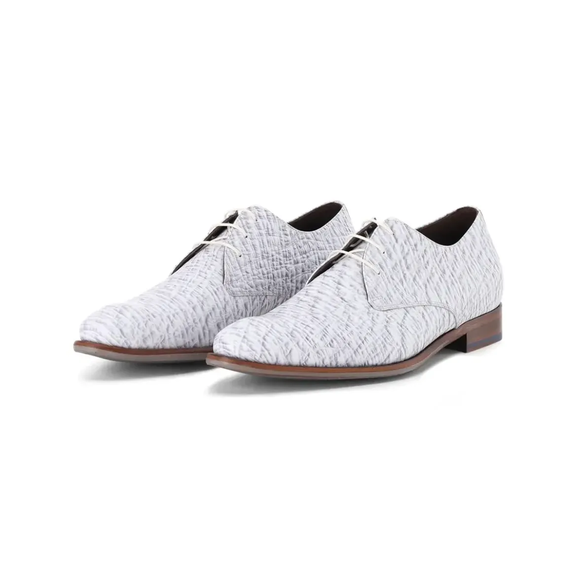 Van Bommel Schnürschuhe aus Leder blau Schnürschuhe