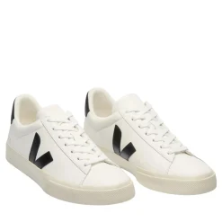 Veja Campo Leather Extra White Black Low-Top-Sneaker