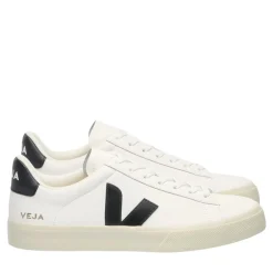 Veja Campo Leather Extra White Black Low-Top-Sneaker