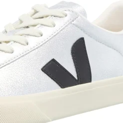 Veja Campo Silver Black Low-Top-Sneaker