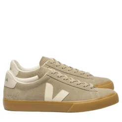 Veja Campo Suede Taupe Pierre Natural Low-Top-Sneaker