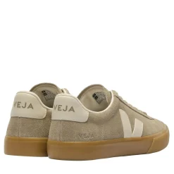 Veja Campo Suede Taupe Pierre Natural Low-Top-Sneaker