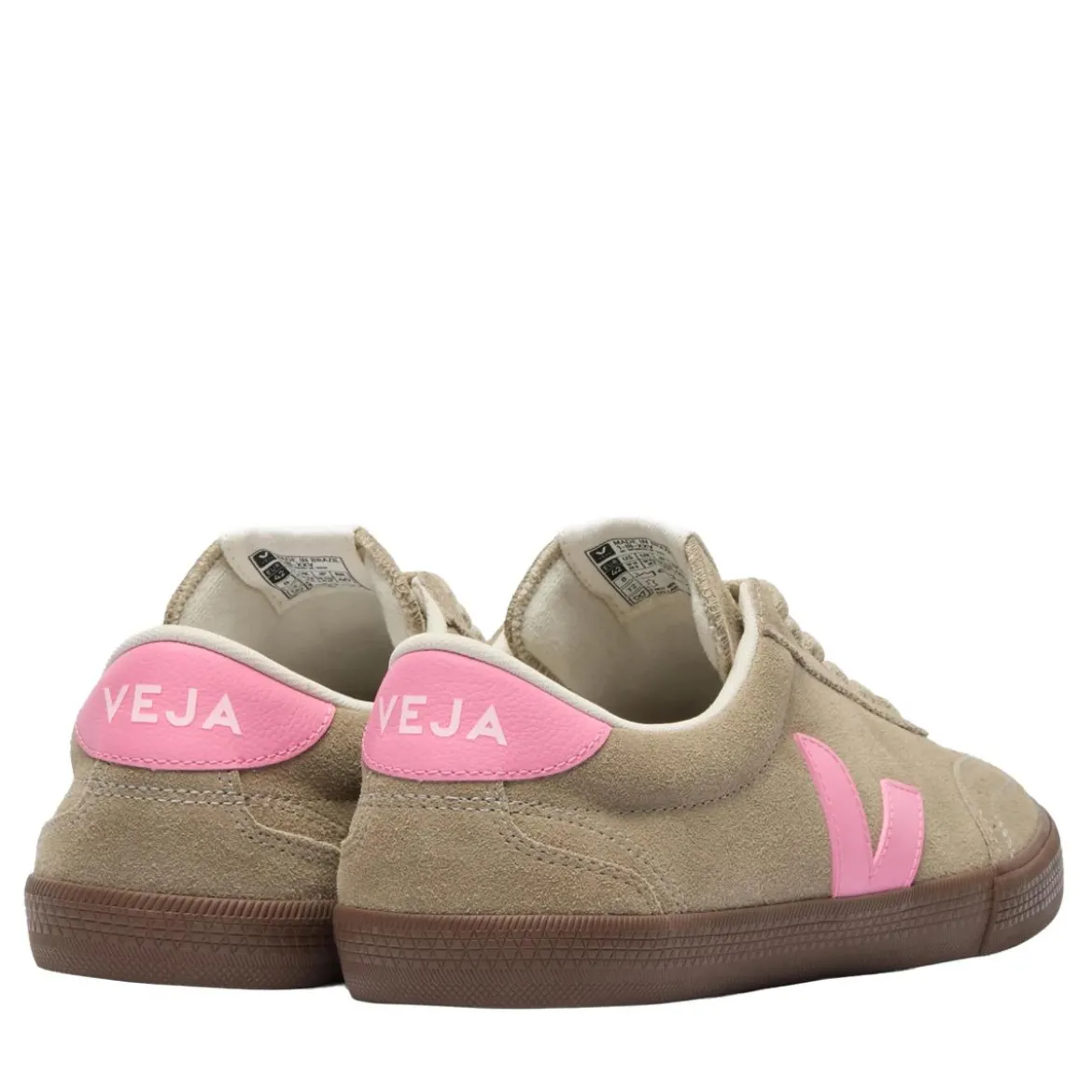 Veja Volley Suede Taupe Malibu Bark Low-Top-Sneaker