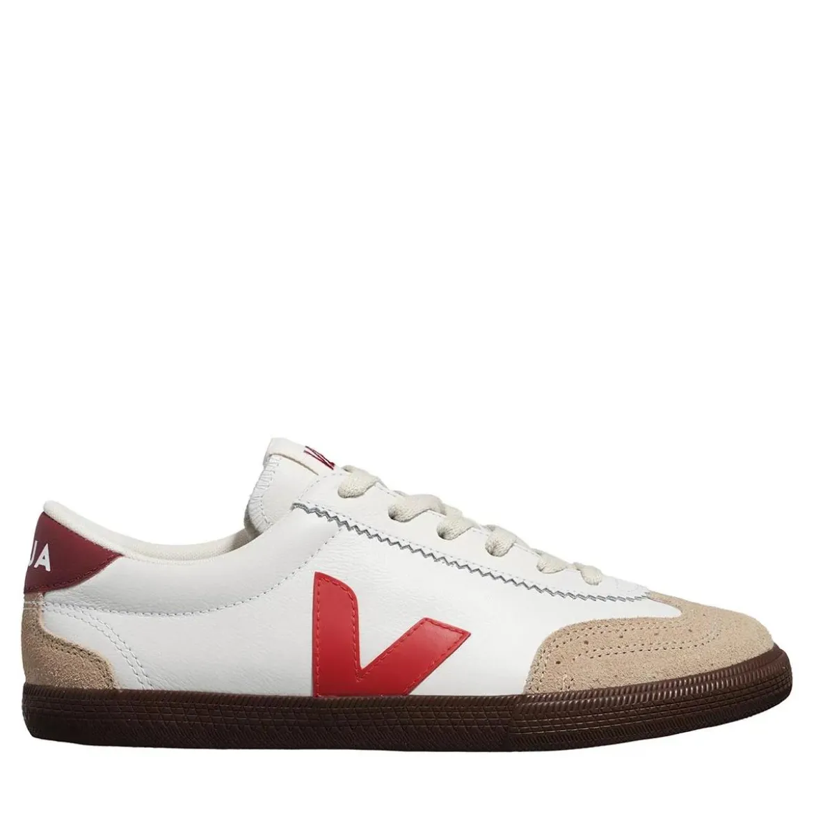 Veja Volley White Pekin Bark Low-Top-Sneaker