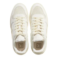 Veja V-10 Prime Leather Pure Calcaire Low-Top-Sneaker