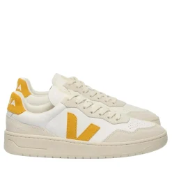 Veja V-90 White Safran Low-Top-Sneaker