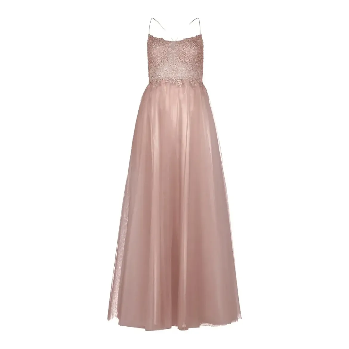 Vera Mont Abendkleid mit Spitze Rosa Abendkleid