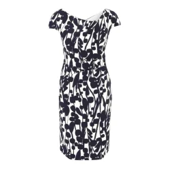 Vera Mont Cockailkleid mit Muster Dunkelblau Cocktailkleid