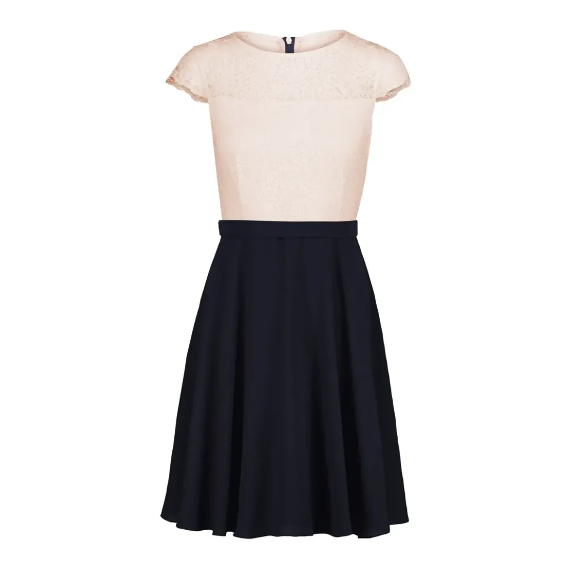 Vera Mont Cocktailkleid mit Spitze Dunkelblau Cocktailkleid