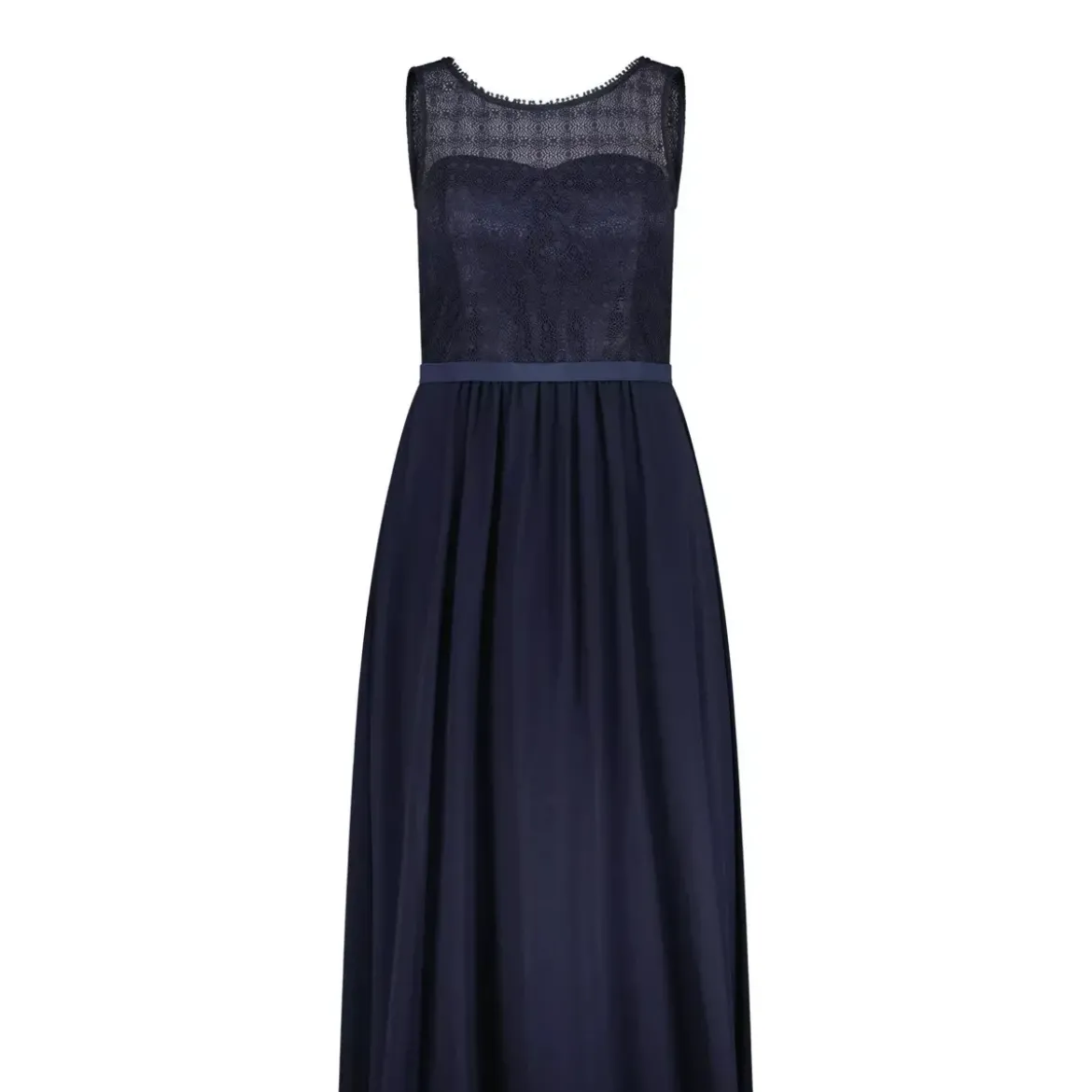 Vera Mont Maxikleid mit Spitze Dunkelblau Maxikleid