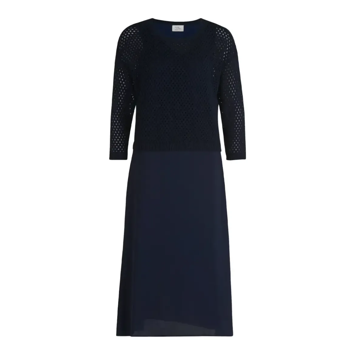Vera Mont Midikleid Dunkelblau Midikleid