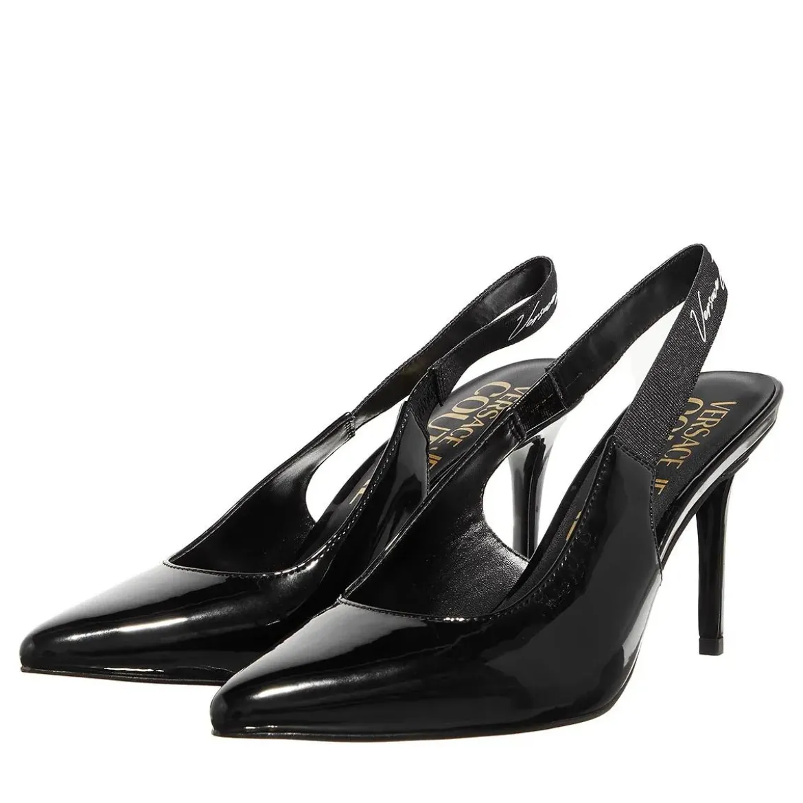 Versace Jeans Couture Fondo Scarlett Black High Heels
