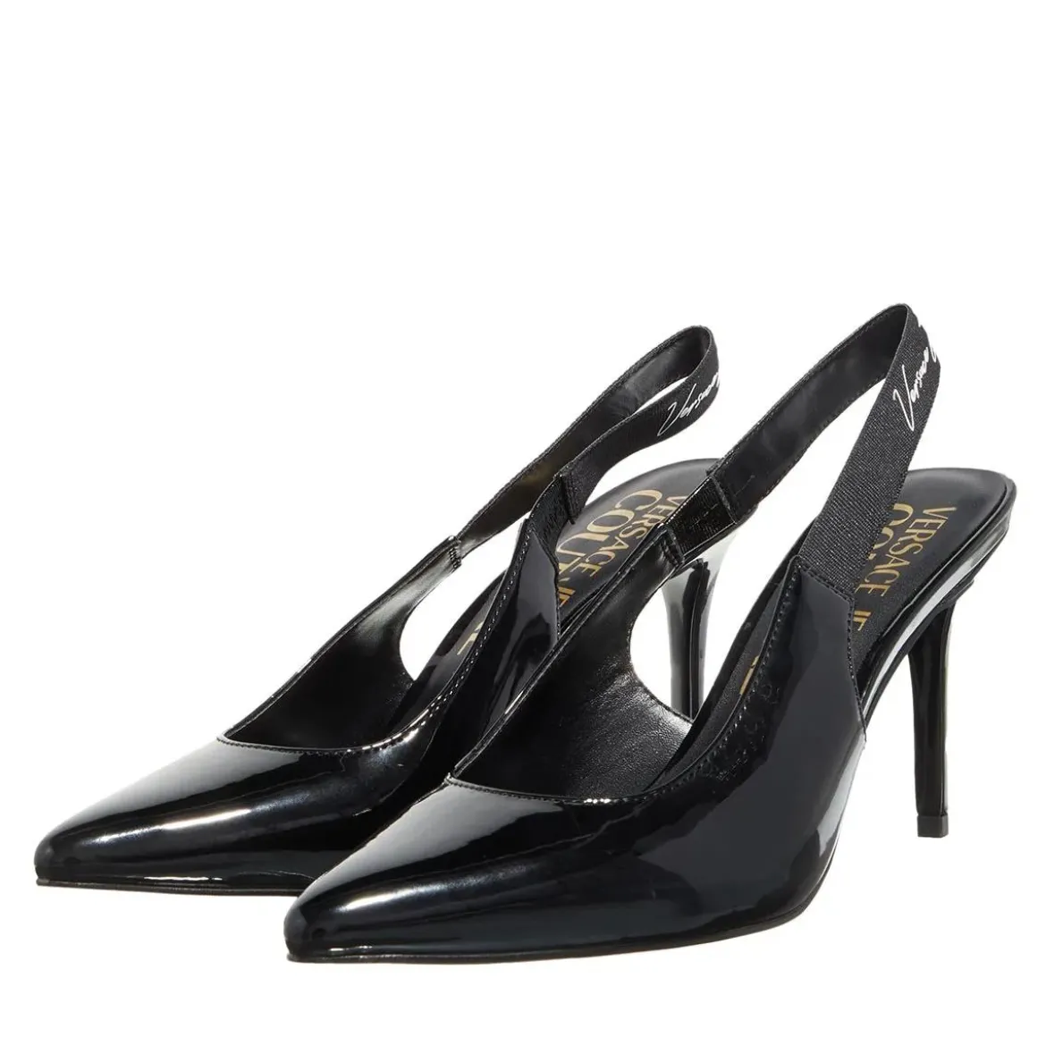 Versace Jeans Couture Fondo Scarlett Black High Heels